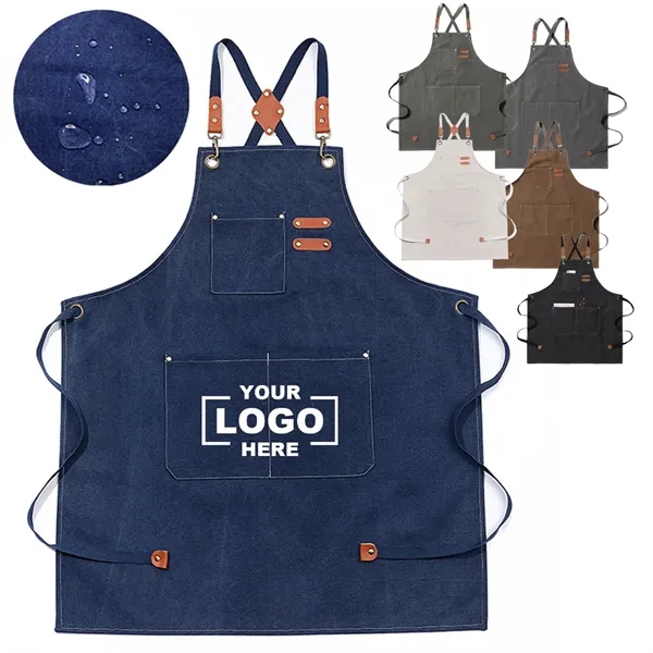 Chef  For Men And Women Cotton Canvas Aprons - Chef  For Men And Women Cotton Canvas Aprons - Image 0 of 7