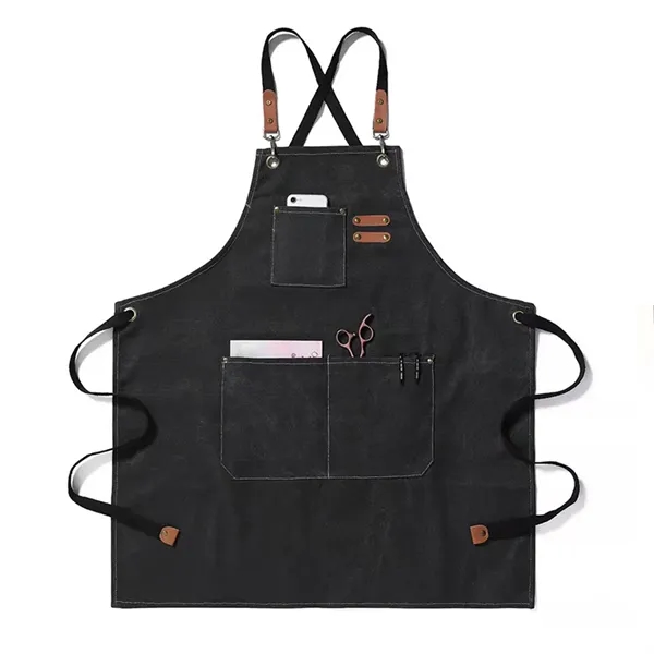 Chef  For Men And Women Cotton Canvas Aprons - Chef  For Men And Women Cotton Canvas Aprons - Image 3 of 7