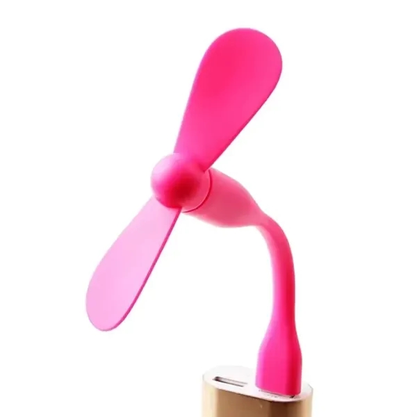 Mini USB Flexible Fan with Two Blade - Mini USB Flexible Fan with Two Blade - Image 4 of 5