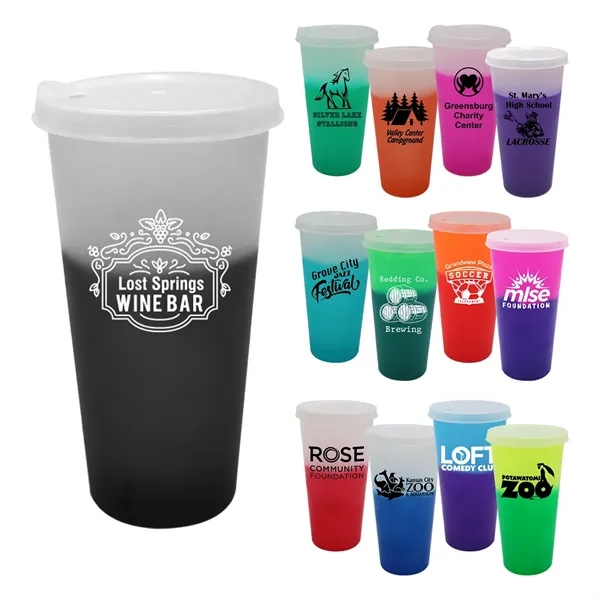 Mood™ 26 oz. Tumbler with Lid - Mood™ 26 oz. Tumbler with Lid - Image 0 of 14