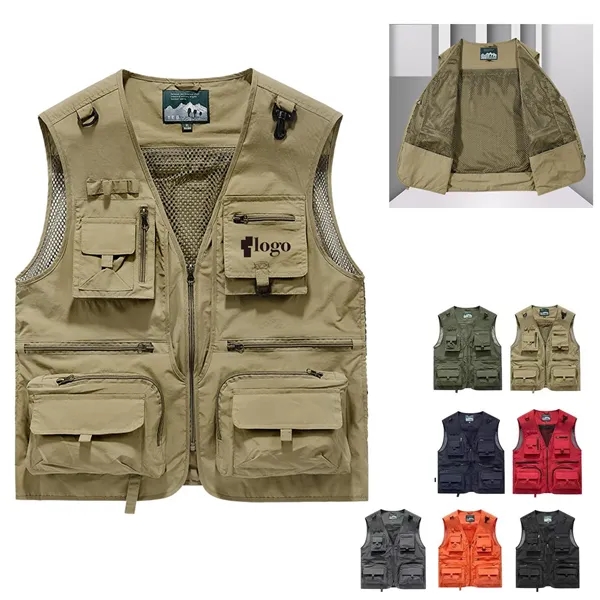 Mesh Quick Dry Casual Vest - Mesh Quick Dry Casual Vest - Image 0 of 3