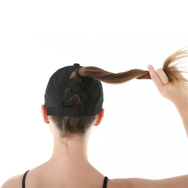 Quick Drying Criss Cross Ponytail Cap - Quick Drying Criss Cross Ponytail Cap - Image 3 of 5
