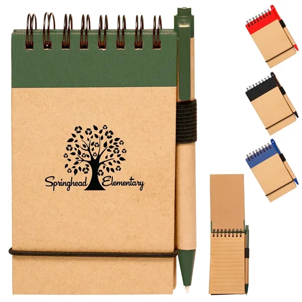 3 x 5 in. Eco Jotters with Pen - 3 x 5 in. Eco Jotters with Pen - Image 0 of 6