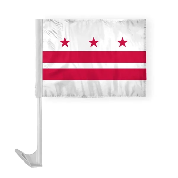 12"x16" & 10.5''x15'' District of Coloumbia Car Flags - 12"x16" & 10.5''x15'' District of Coloumbia Car Flags - Image 0 of 1