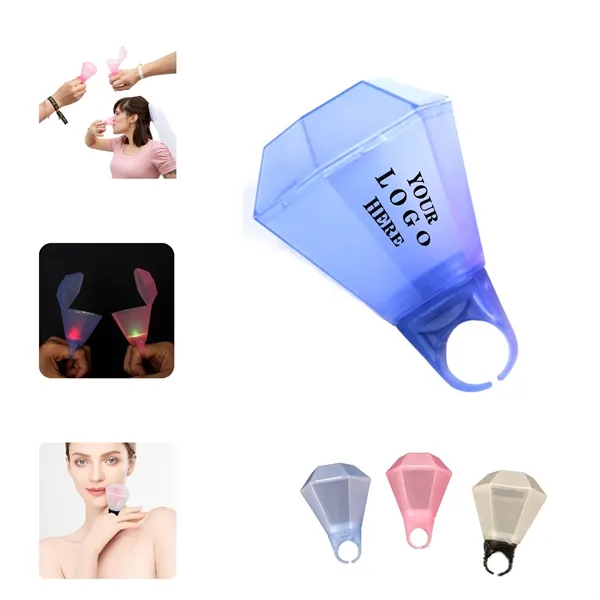 LED Light Up Ring Plastic Cup - LED Light Up Ring Plastic Cup - Image 0 of 7