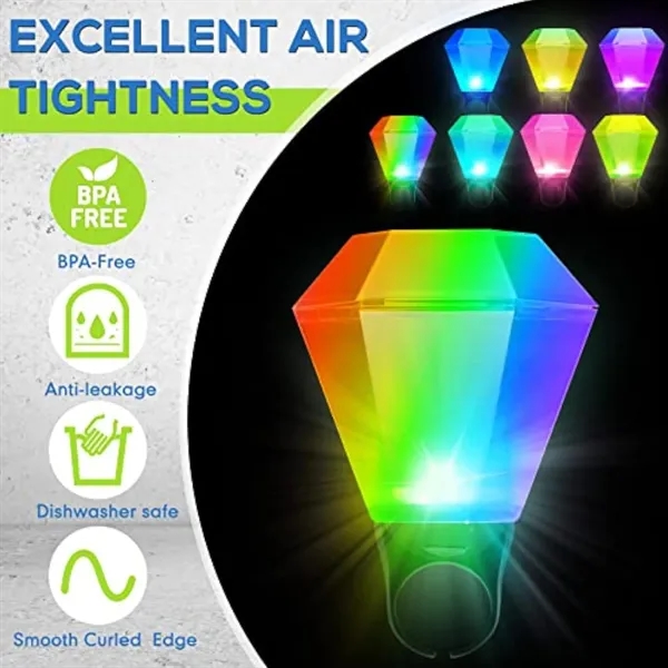 LED Light Up Ring Plastic Cup - LED Light Up Ring Plastic Cup - Image 4 of 7