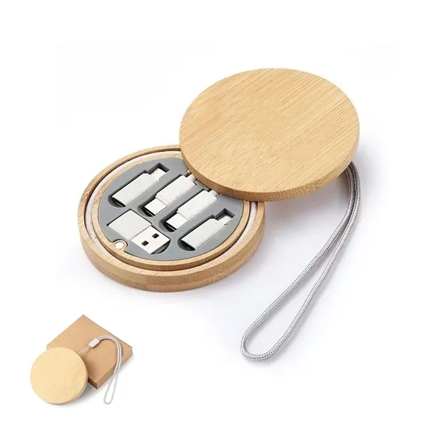 Round Multi Usb Charging Adapter Cable Kit - Round Multi Usb Charging Adapter Cable Kit - Image 1 of 3
