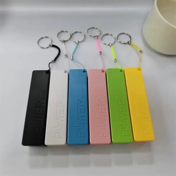 Colorful Portable Power Bank With Keychain - Colorful Portable Power Bank With Keychain - Image 3 of 3