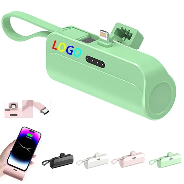 Small Portable 5000Mah Power Bank - Small Portable 5000Mah Power Bank - Image 0 of 5