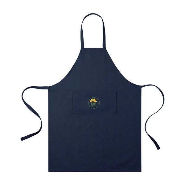 AWARE™ Recycled Cotton Bib Front Apron With Pocket - AWARE™ Recycled Cotton Bib Front Apron With Pocket - Image 4 of 4