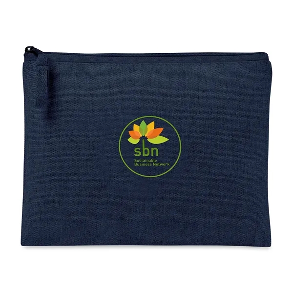 AWARE™ Recycled Cotton Zippered Pouch - AWARE™ Recycled Cotton Zippered Pouch - Image 6 of 7