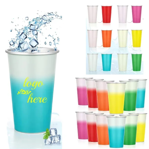 16 Oz Changing Ball Aluminum Cups - 16 Oz Changing Ball Aluminum Cups - Image 0 of 6