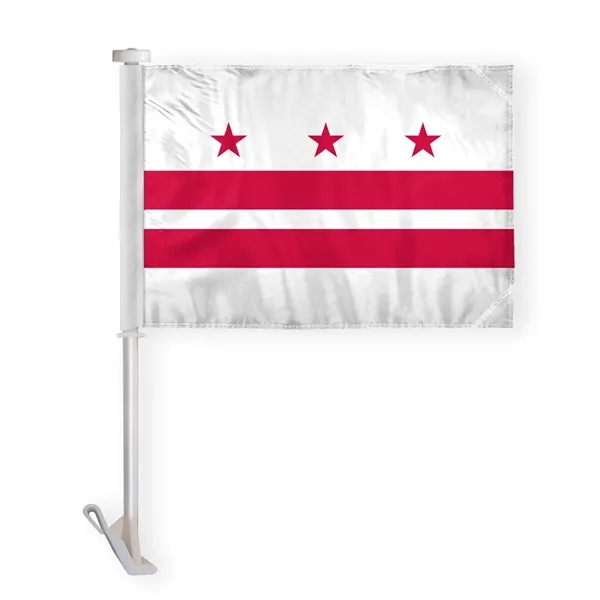 12"x16" & 10.5''x15'' District of Coloumbia Car Flags - 12"x16" & 10.5''x15'' District of Coloumbia Car Flags - Image 1 of 1