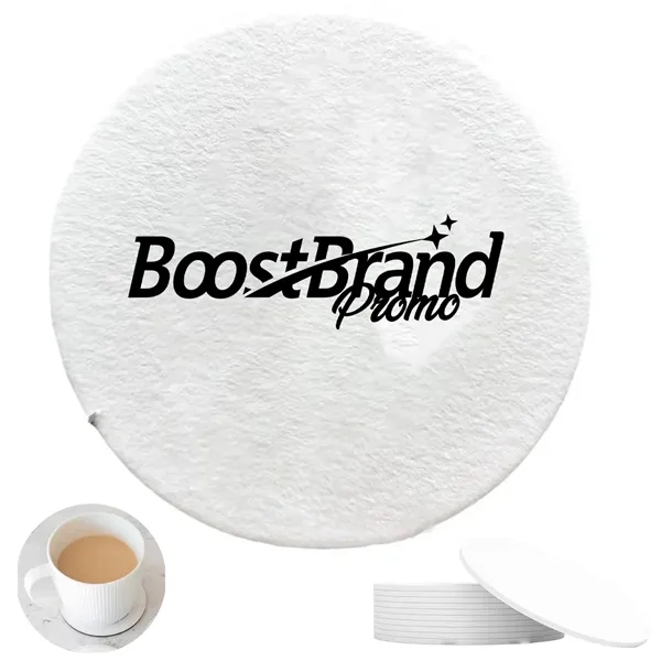 Customizable Round Waterproof Paper Coasters - Customizable Round Waterproof Paper Coasters - Image 0 of 4