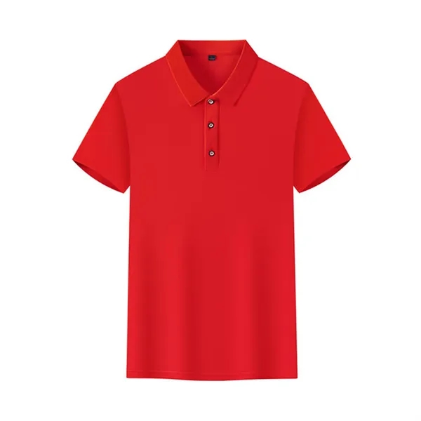MOQ50 Custom Logo Polyester Polo Shirt - MOQ50 Custom Logo Polyester Polo Shirt - Image 2 of 9