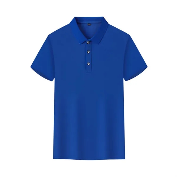 MOQ50 Custom Logo Polyester Polo Shirt - MOQ50 Custom Logo Polyester Polo Shirt - Image 4 of 9