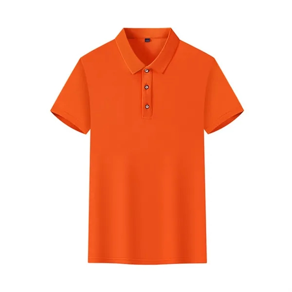 MOQ50 Custom Logo Polyester Polo Shirt - MOQ50 Custom Logo Polyester Polo Shirt - Image 5 of 9