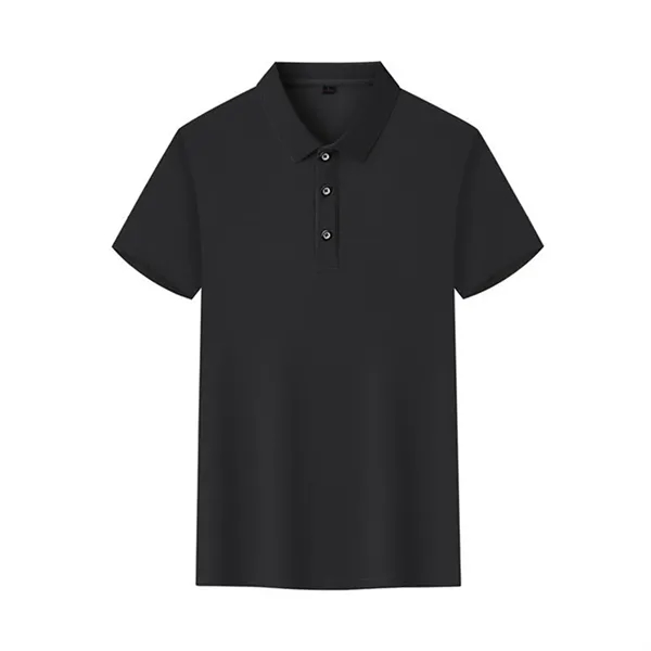 MOQ50 Custom Logo Polyester Polo Shirt - MOQ50 Custom Logo Polyester Polo Shirt - Image 7 of 9