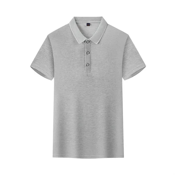 MOQ50 Custom Logo Polyester Polo Shirt - MOQ50 Custom Logo Polyester Polo Shirt - Image 8 of 9