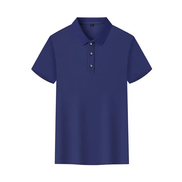 MOQ50 Custom Logo Polyester Polo Shirt - MOQ50 Custom Logo Polyester Polo Shirt - Image 9 of 9