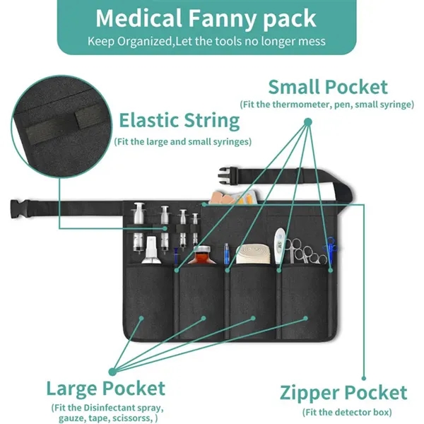 Tool Organized Pack Doctor Veterinary Pouch Waist Bag - Tool Organized Pack Doctor Veterinary Pouch Waist Bag - Image 2 of 3