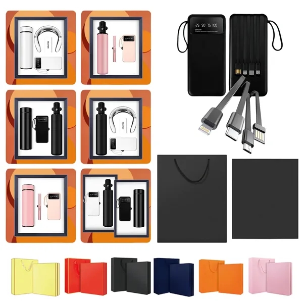 Power Bank Tumbler and Pen Business Gift Set - Power Bank Tumbler and Pen Business Gift Set - Image 1 of 9