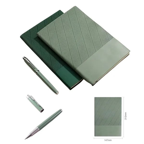 Executive Gift Set - PU Leather Notebook, Pen&8GB USB Drive - Executive Gift Set - PU Leather Notebook, Pen&8GB USB Drive - Image 2 of 15