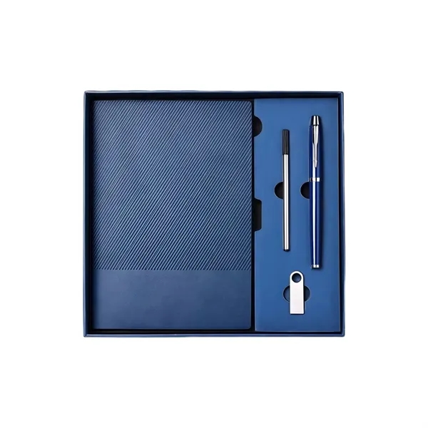 Executive Gift Set - PU Leather Notebook, Pen&8GB USB Drive - Executive Gift Set - PU Leather Notebook, Pen&8GB USB Drive - Image 9 of 15
