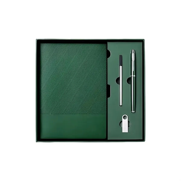 Executive Gift Set - PU Leather Notebook, Pen&8GB USB Drive - Executive Gift Set - PU Leather Notebook, Pen&8GB USB Drive - Image 11 of 15