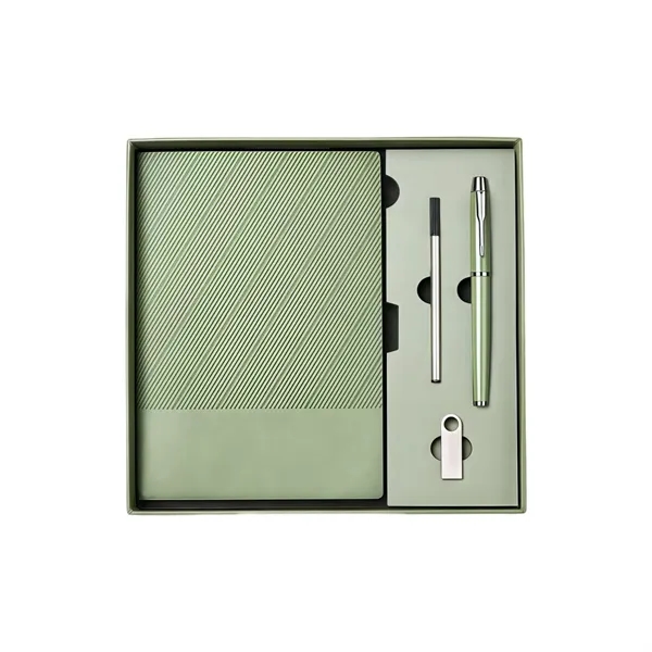 Executive Gift Set - PU Leather Notebook, Pen&8GB USB Drive - Executive Gift Set - PU Leather Notebook, Pen&8GB USB Drive - Image 13 of 15