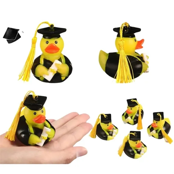 Yellow Graduation Diploma Rubber Ducks - Yellow Graduation Diploma Rubber Ducks - Image 0 of 4