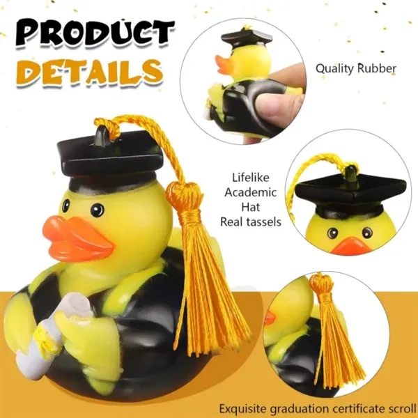Yellow Graduation Diploma Rubber Ducks - Yellow Graduation Diploma Rubber Ducks - Image 3 of 4