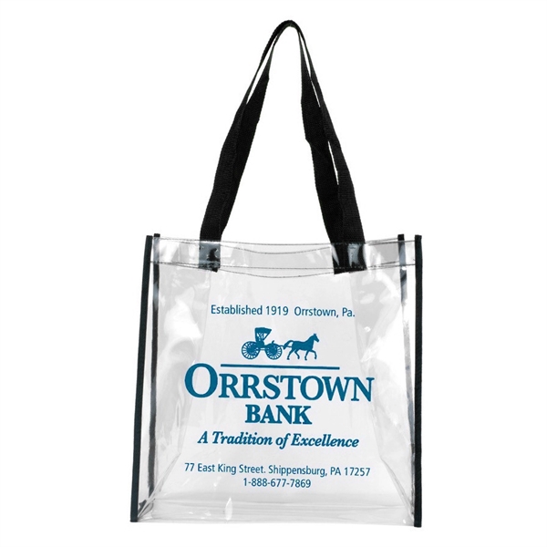 Matterhorn Clear Vinyl Stadium Compliant Tote Bag - Matterhorn Clear Vinyl Stadium Compliant Tote Bag - Image 10 of 11