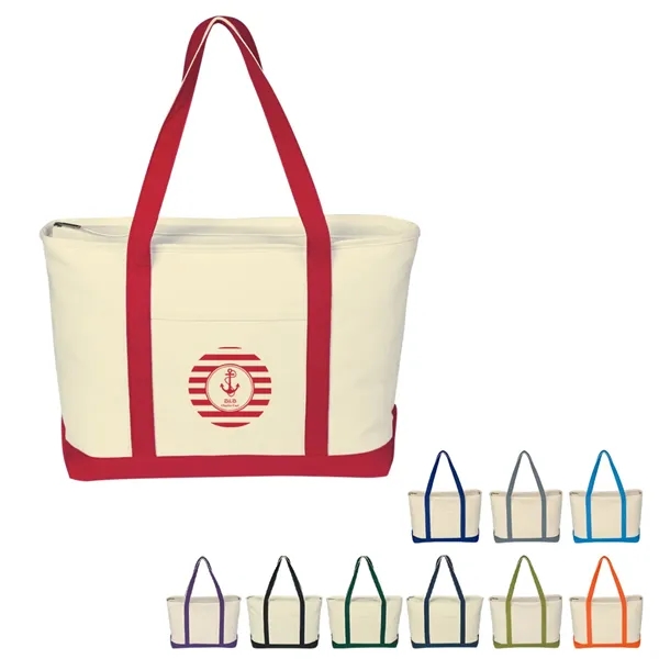 Large Starboard Cotton Canvas Tote Bag - Large Starboard Cotton Canvas Tote Bag - Image 0 of 30