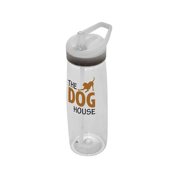 28 oz Wave Bottle With Flip Up Straw - 28 oz Wave Bottle With Flip Up Straw - Image 1 of 5