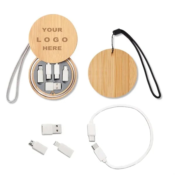 Round Multi USB Charging Adapter Cable Kit - Round Multi USB Charging Adapter Cable Kit - Image 0 of 3