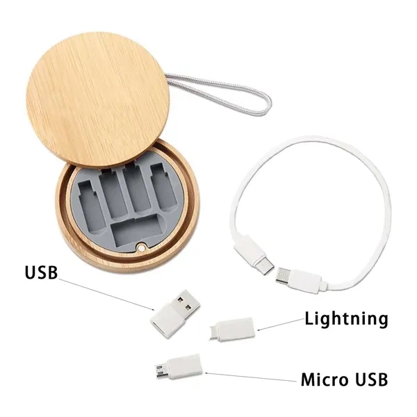 Round Multi USB Charging Adapter Cable Kit - Round Multi USB Charging Adapter Cable Kit - Image 2 of 3