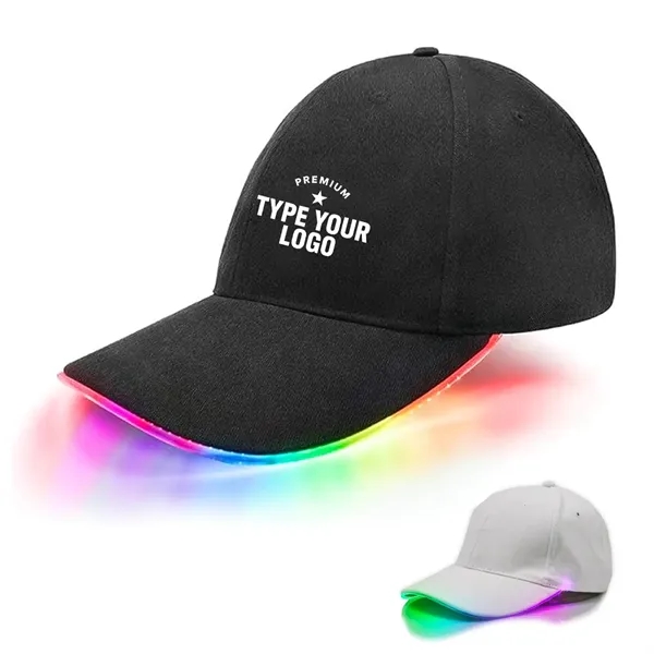 LED Rave Hat Light Up Glow Baseball Cap for Party Festival - LED Rave Hat Light Up Glow Baseball Cap for Party Festival - Image 0 of 2