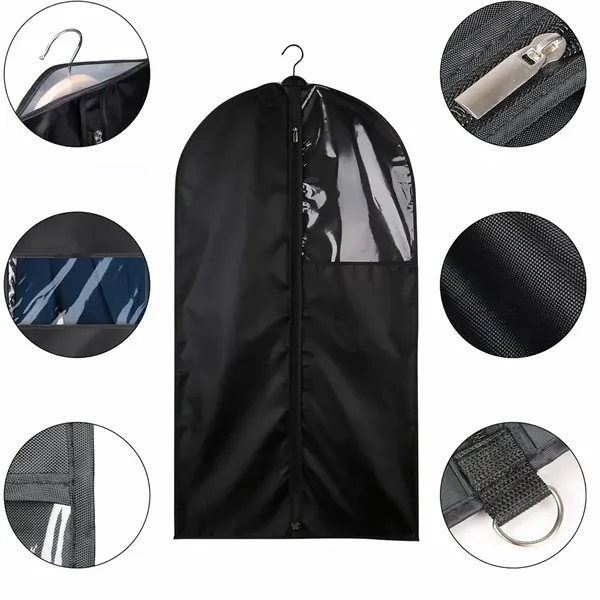 Custom Non Woven Garment Bag With Handle And Zipper Closure - Custom Non Woven Garment Bag With Handle And Zipper Closure - Image 4 of 5