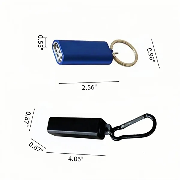 Mini Aluminum LED Flashlight Keychain For Promotions - Mini Aluminum LED Flashlight Keychain For Promotions - Image 1 of 4
