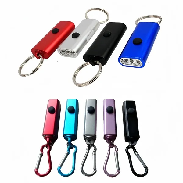 Mini Aluminum LED Flashlight Keychain For Promotions - Mini Aluminum LED Flashlight Keychain For Promotions - Image 2 of 4
