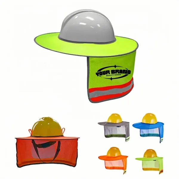 High Visibility Safety Sun Shade For Hard Hats - High Visibility Safety Sun Shade For Hard Hats - Image 0 of 3