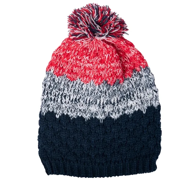 USA Ski Pom Beanie - USA Ski Pom Beanie - Image 4 of 4
