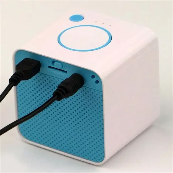 Mini Portable Bluetooth Speaker Cube - Mini Portable Bluetooth Speaker Cube - Image 3 of 4