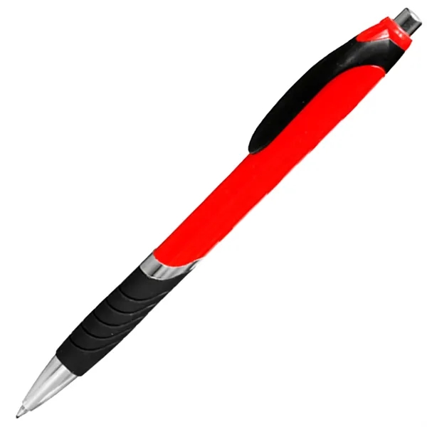 Clickable Rubber Grip Plastic Ballpoint Pens - Clickable Rubber Grip Plastic Ballpoint Pens - Image 10 of 12