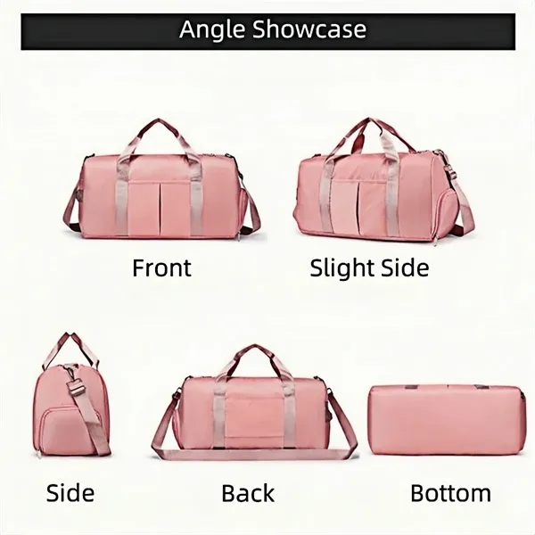 28L Lightweight Sports Duffel With Shoe Compartment - 28L Lightweight Sports Duffel With Shoe Compartment - Image 2 of 4