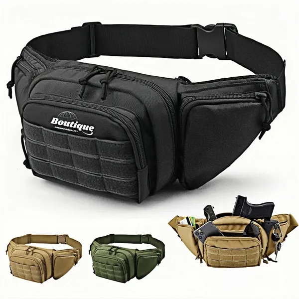 Tactical Waist Pack Multi Pocket Outdoor Utility Bag - Tactical Waist Pack Multi Pocket Outdoor Utility Bag - Image 0 of 8