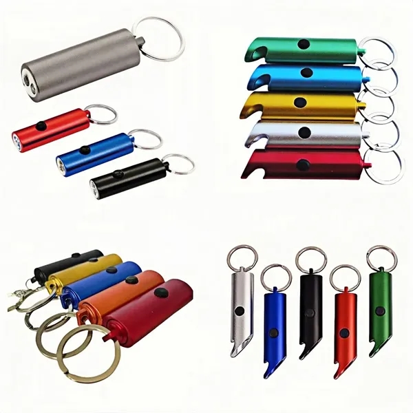 Multi Function LED Keychain Flashlight Aluminum Bright Beam - Multi Function LED Keychain Flashlight Aluminum Bright Beam - Image 3 of 3
