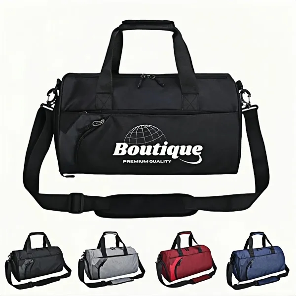 29L Water Resistant Duffel Bag With Shoe Slot For Travel Gym - 29L Water Resistant Duffel Bag With Shoe Slot For Travel Gym - Image 0 of 3