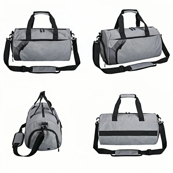 29L Water Resistant Duffel Bag With Shoe Slot For Travel Gym - 29L Water Resistant Duffel Bag With Shoe Slot For Travel Gym - Image 2 of 3